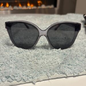 Diff Eyewear Gray Cat-Eye Sunglasses